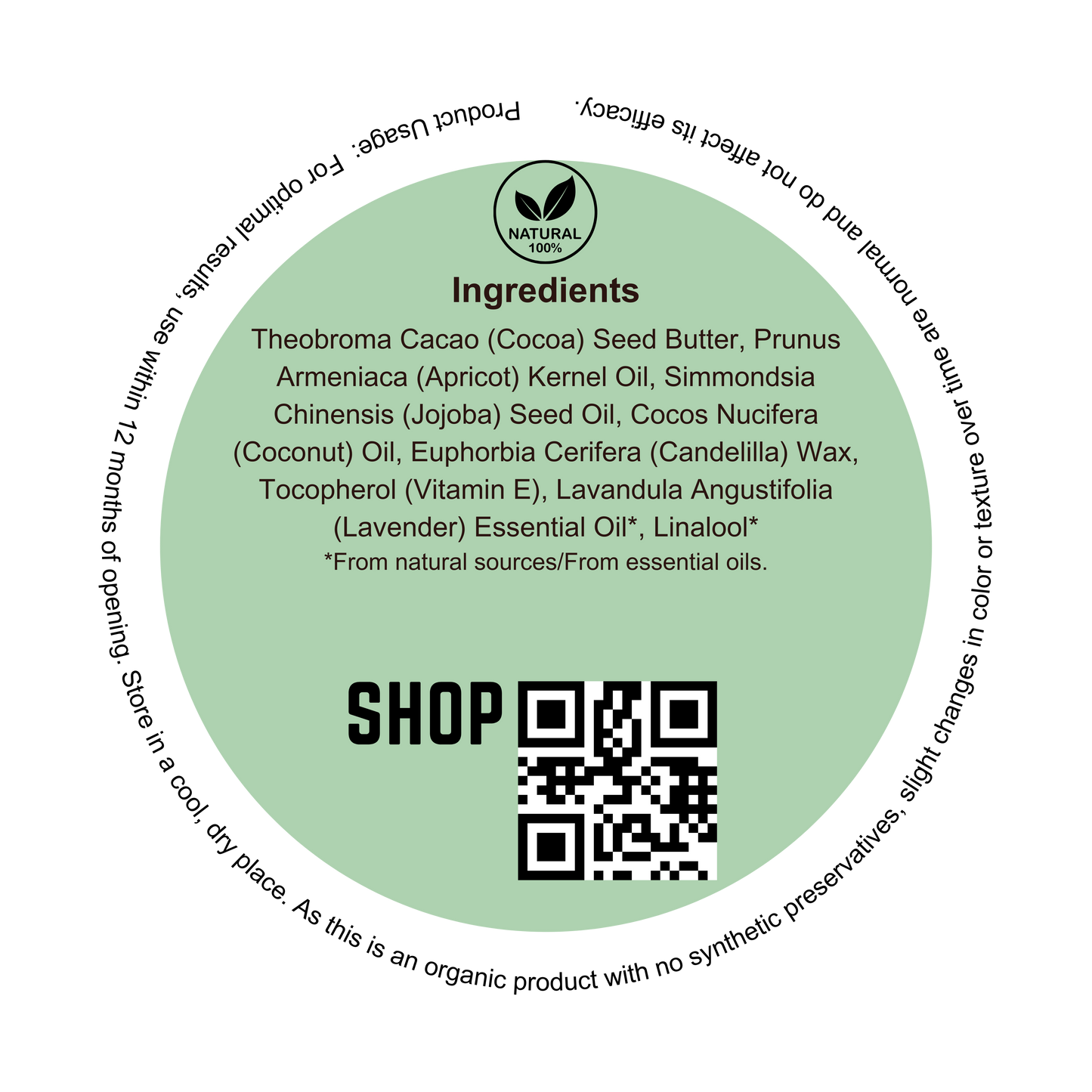 Vegan - Organic Lip Balm