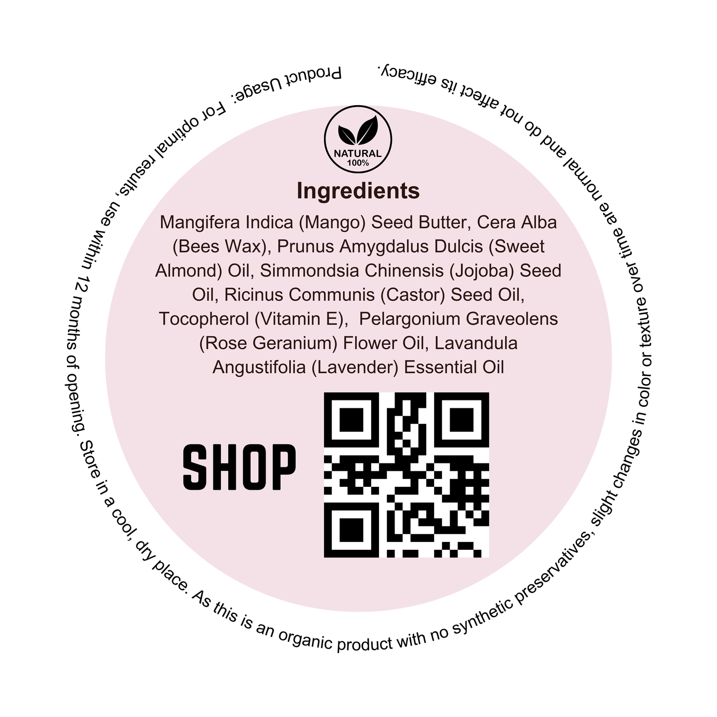 Baume à lèvres Rose Bliss